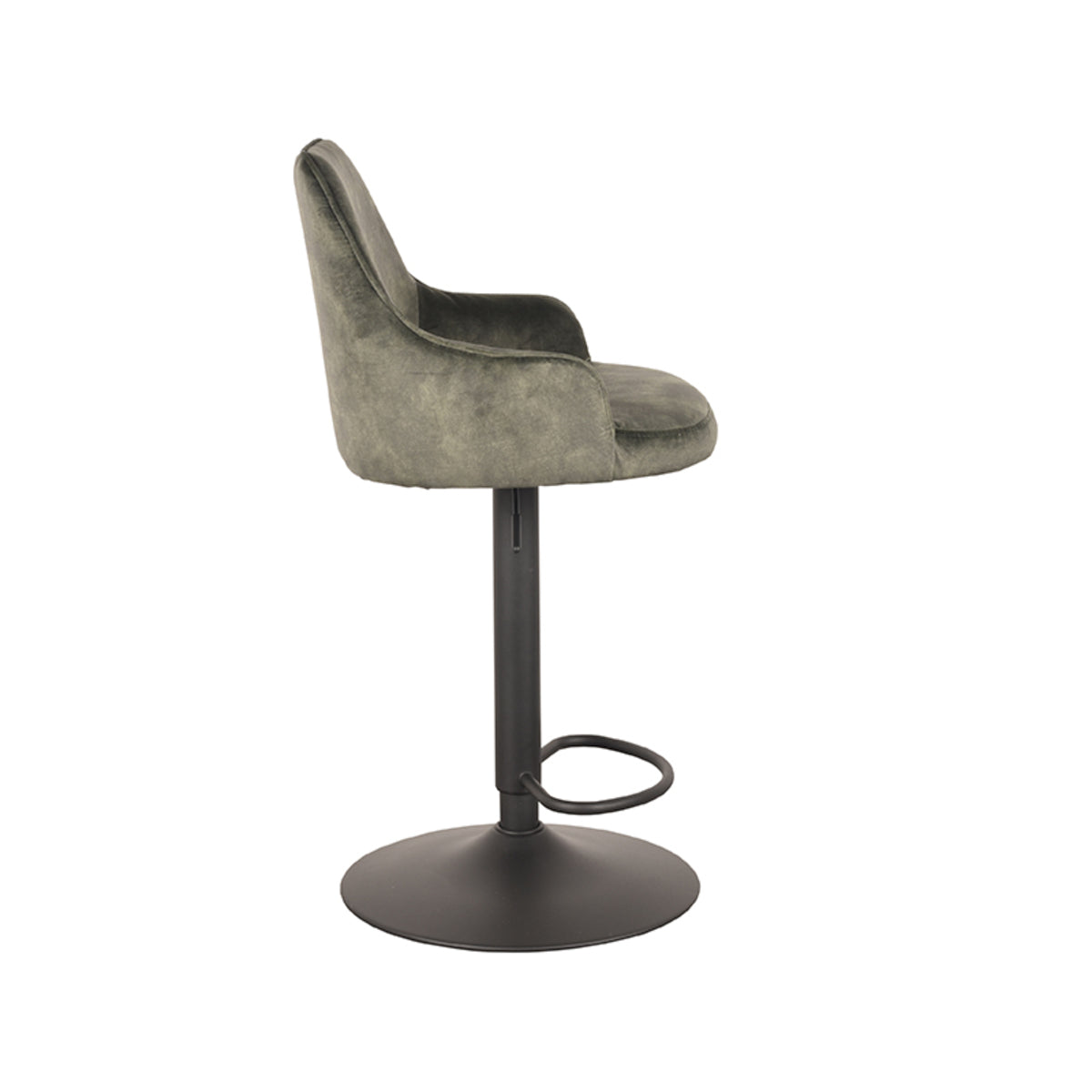 LABEL51 Barkruk Fender - Velours - Scandinavisch